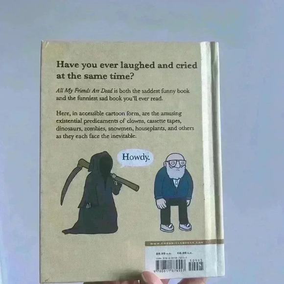 All My Friends Are Dead Funny Dark Humour Fun Joke Book Gift Urban Outfitters - Picture 3 of 5